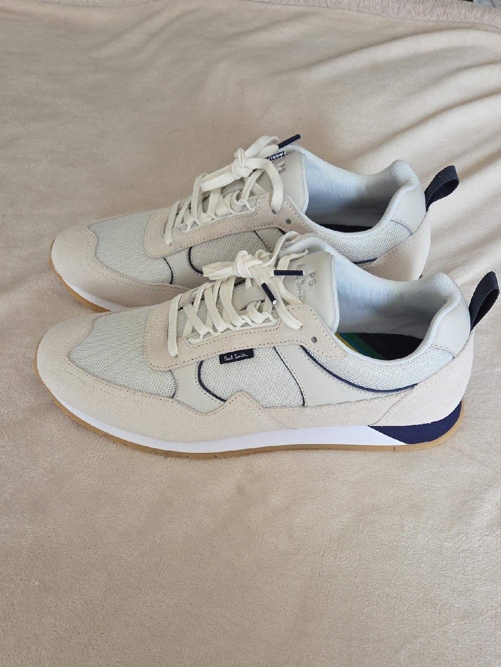 Brand New, Men's Paul Smith Sneakers, Size 10, White